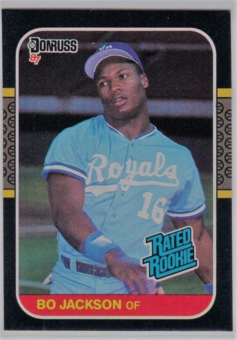 Bo Jackson Kansas City Royals All Baseball Cards